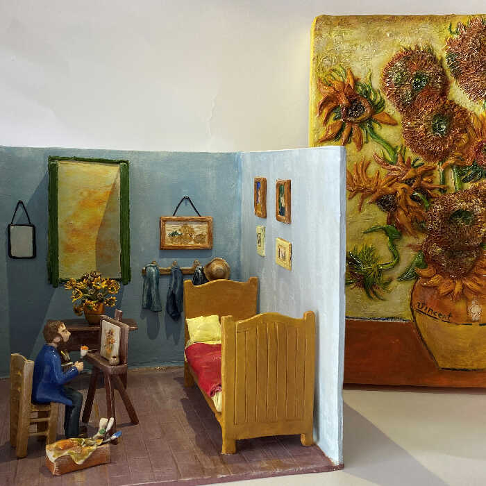 Van Gogh's Bedroom and Sunflower