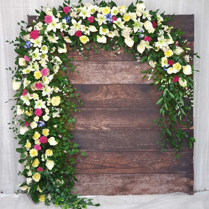 Rustic Wedding Backdrop