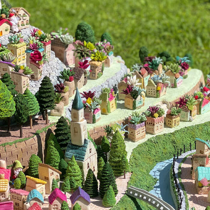 ミニチュアハウス&多肉の可愛い世界