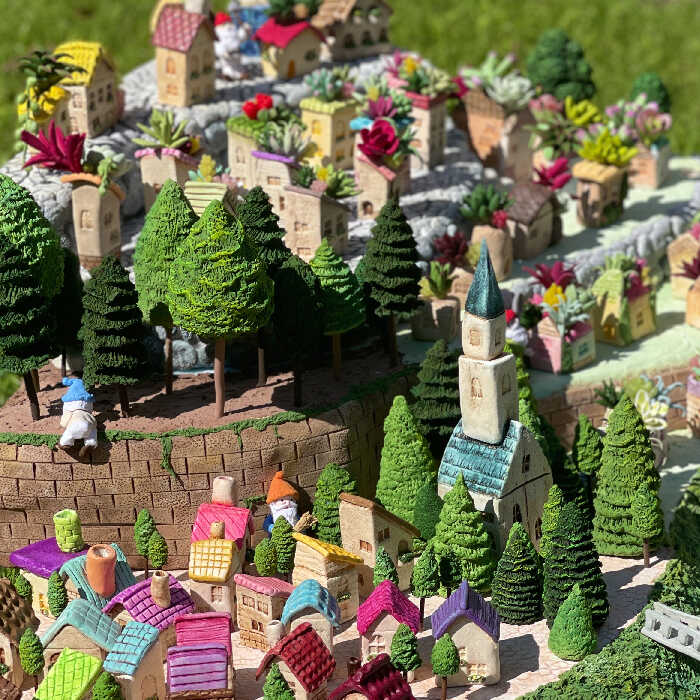 ミニチュアハウス&多肉の可愛い世界