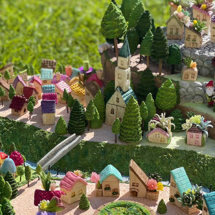 ミニチュアハウス&多肉の可愛い世界