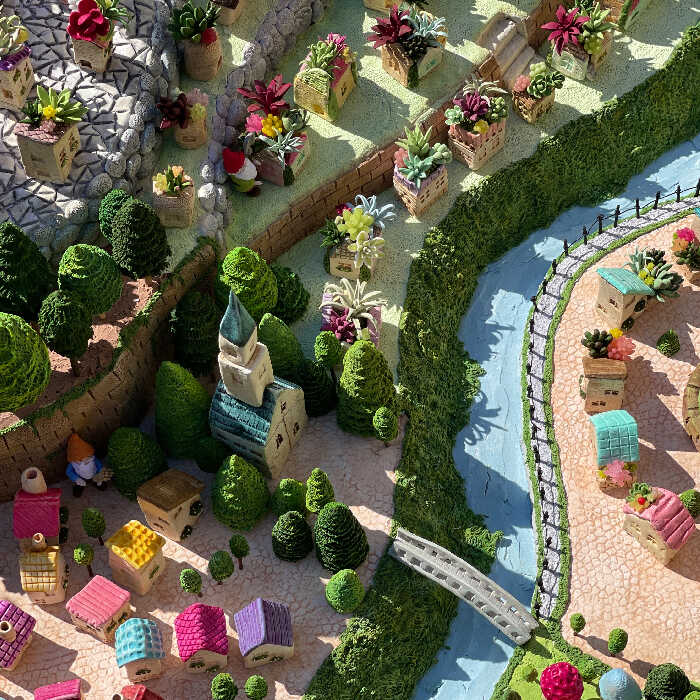 ミニチュアハウス&多肉の可愛い世界