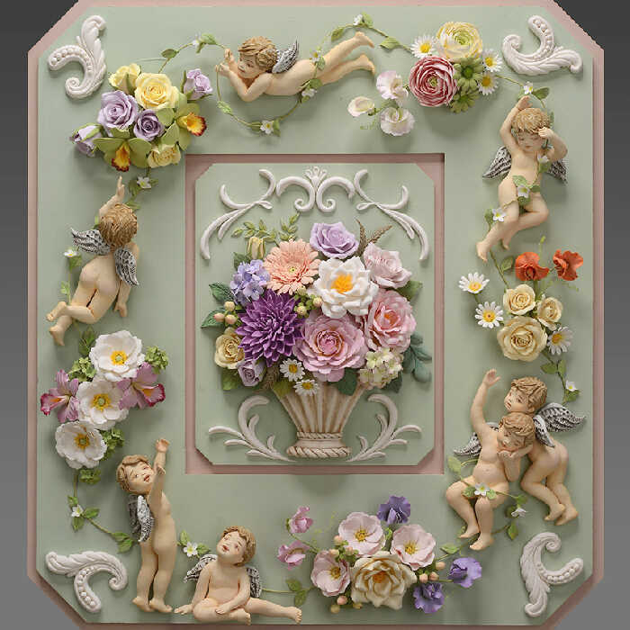 花園にエンジェル