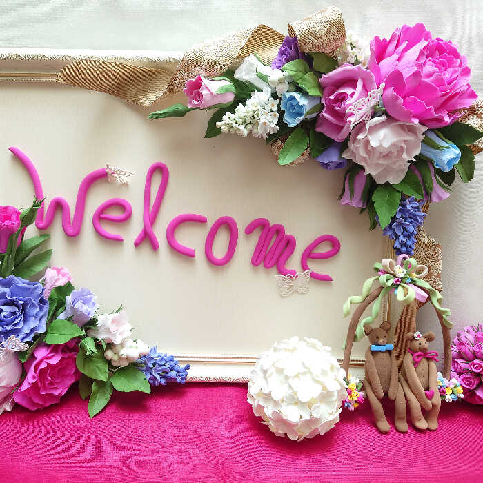 くまちゃんとお出迎え