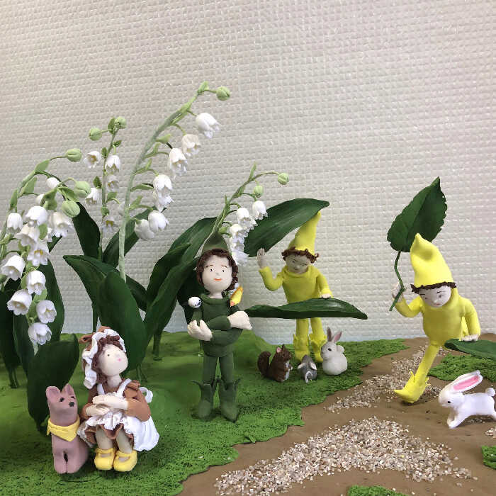 すずらん森に突然の雨…